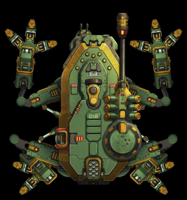 Anura map, Original Exterior variant